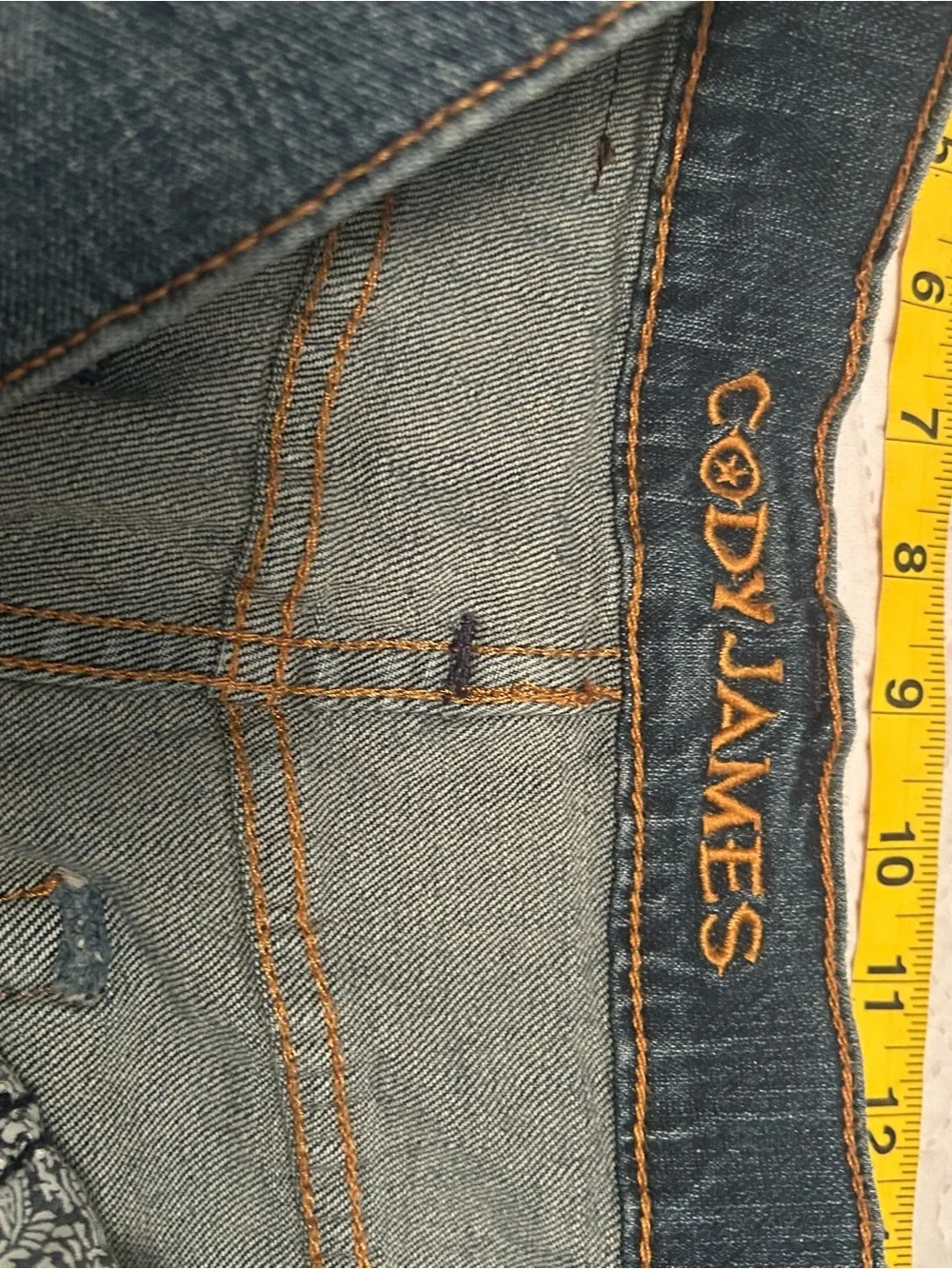 Cody James Slim Straight Jeans in Denim Blue